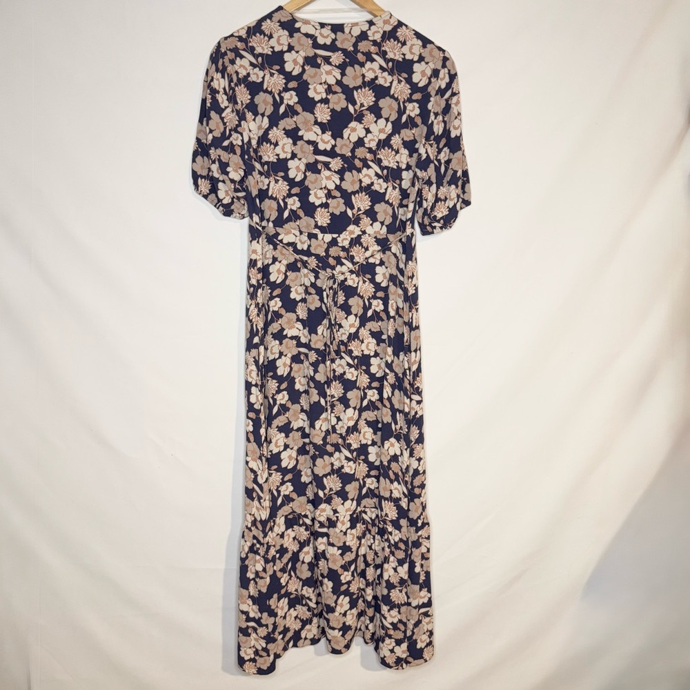 Sanctuary Florence Short Sleeve Maxi Dress in Stencil Floral Print Size 4 - Picture 10 of 10